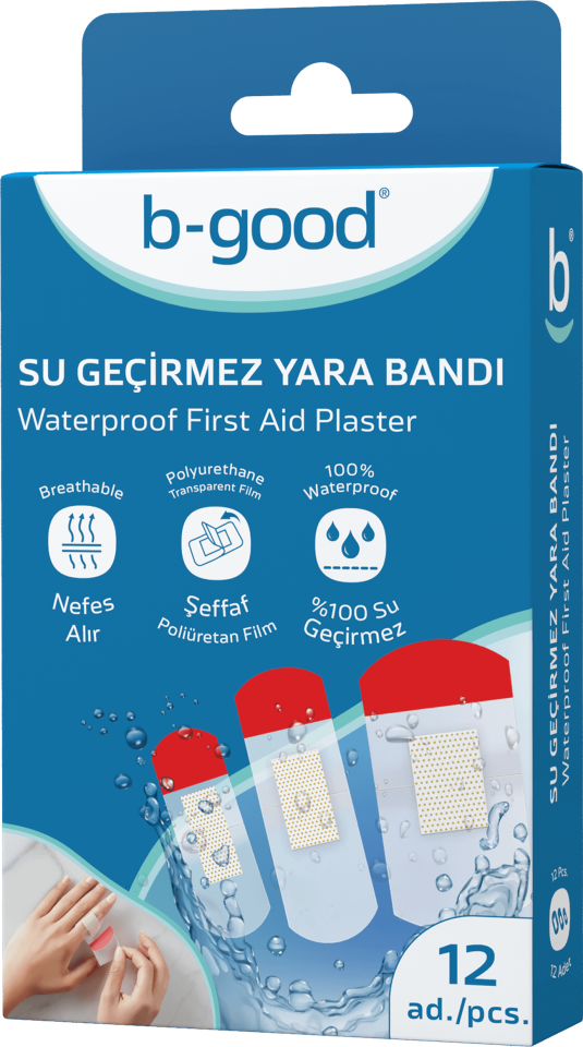 B-Good Yara Bandı Su Geçirmez 12'li - (SKT: 08/2029)