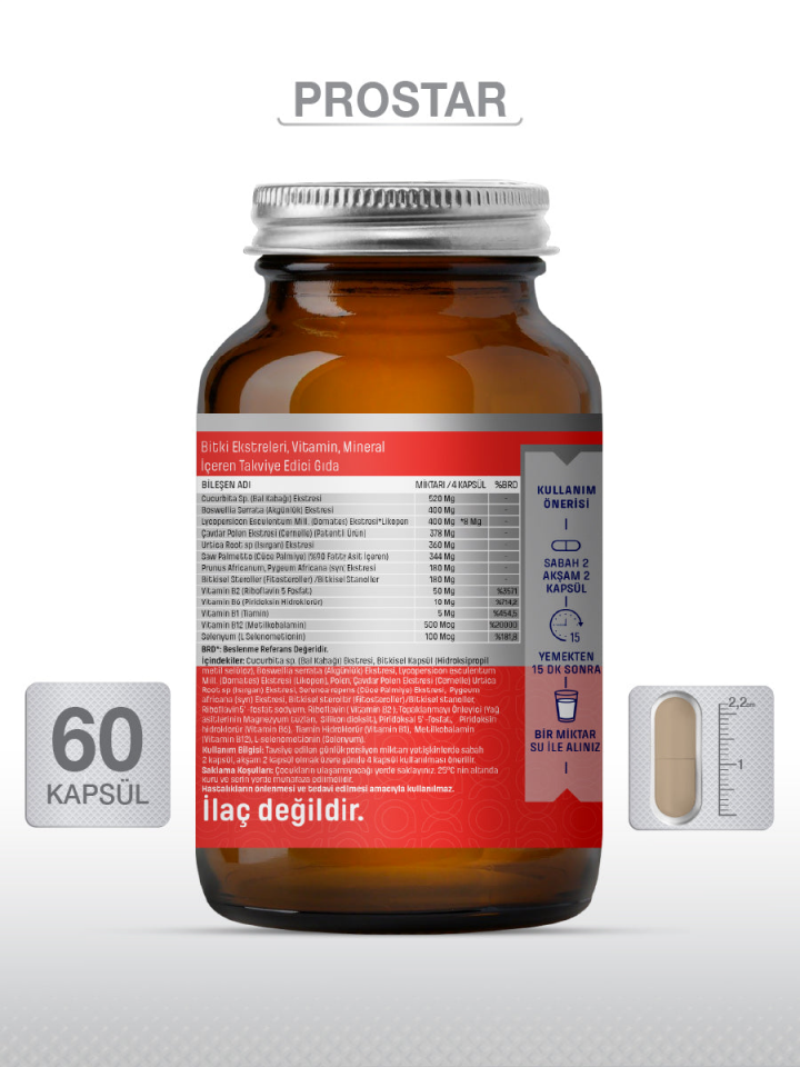 Goodday Prostar 60 Kapsül - (SKT: 01/2028)