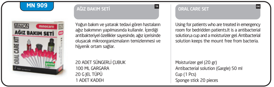 Minion Minocare Ağız Bakım Seti