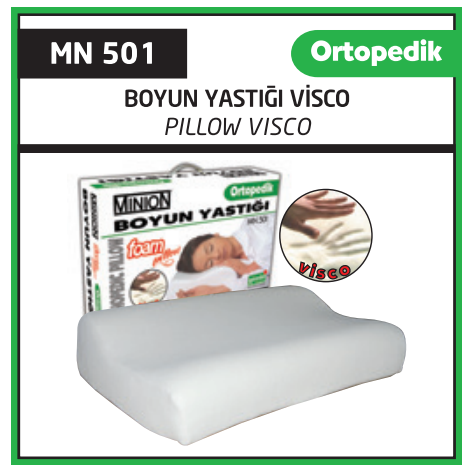 Minion Ortopedik Boyun Yastığı Büyük Visko