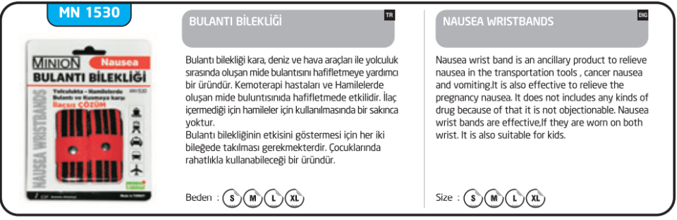 Minion Bulantı Bilekliği Medium