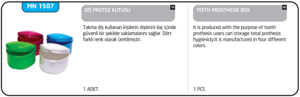 Minion Diş Protez Kutusu
