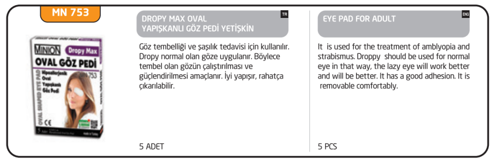 Minion Dropy Max Göz Pedi Yetişkin 5'li