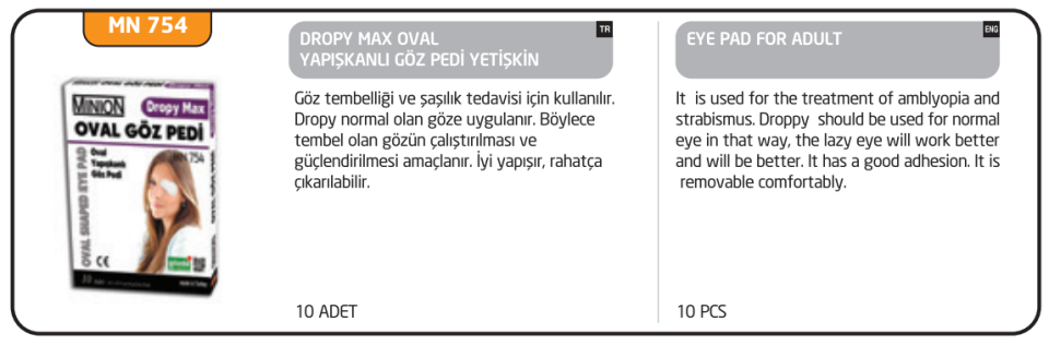 Minion Dropy Max Göz Pedi Yetişkin 10'lu