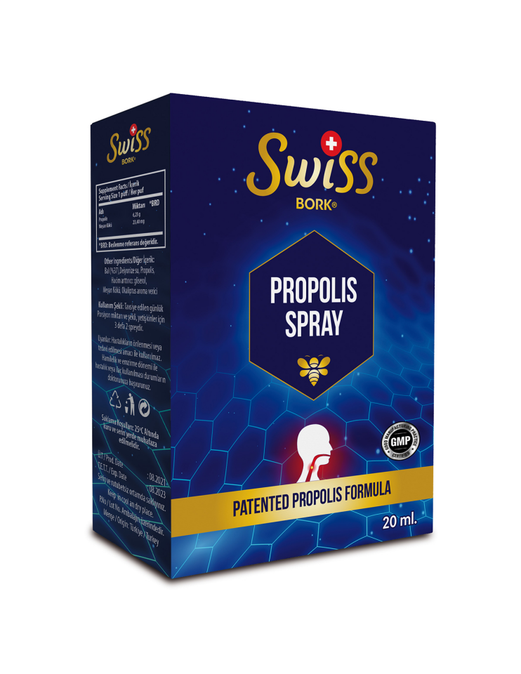 Swiss Bork Propolis Sprey 20 ml - (SKT: 09/2025)