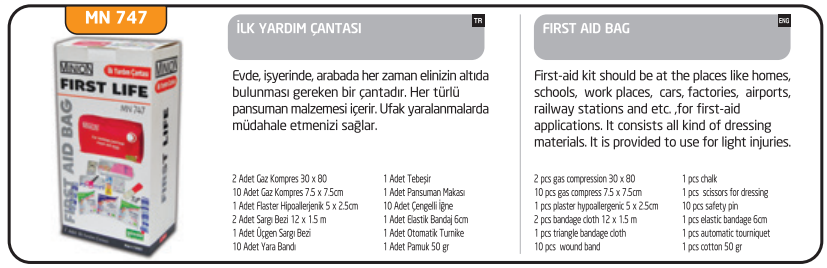 Minion İlk Yardım Çantası