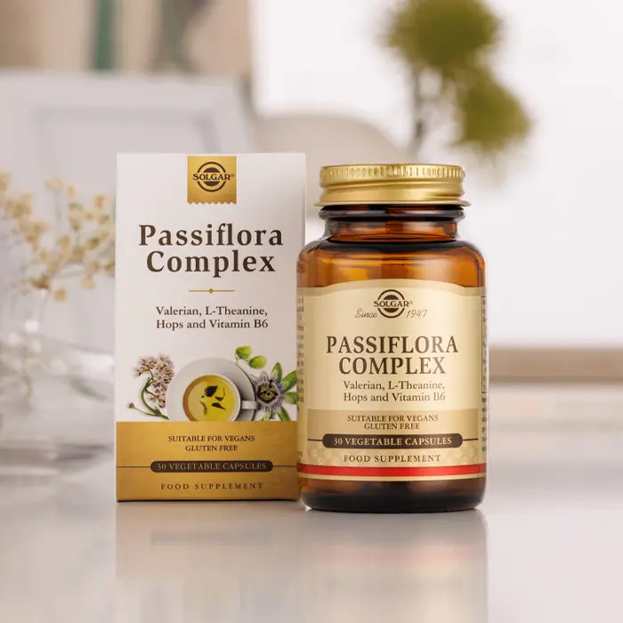 Solgar Passiflora Complex 30 Kapsül - (SKT: 10/2026)