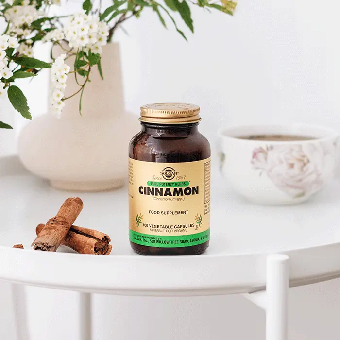 Solgar Cinnamon 100 Kapsül - (SKT: 12/2026)