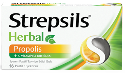 Strepsils Herbal Propolis 16 Pastil - (SKT:12/2025)