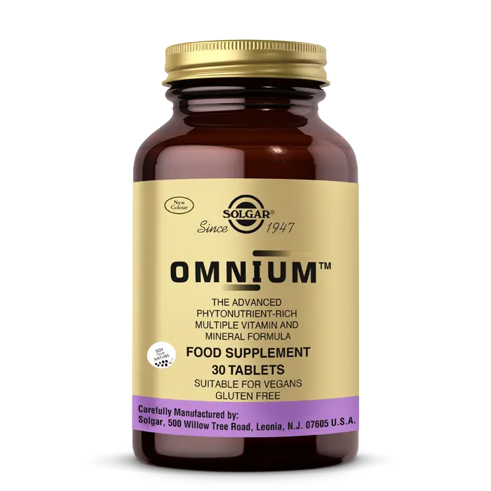 Solgar Omnium 30 Tablet - (SKT: 02/2027)