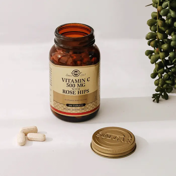 Solgar Vitamin C with Rose Hips 500 mg 100 Tablet - (SKT: 06/2028)