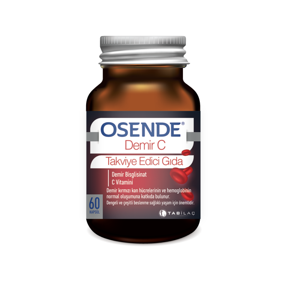 Osende Demir C 60 Kapsül - (SKT:01/2028)