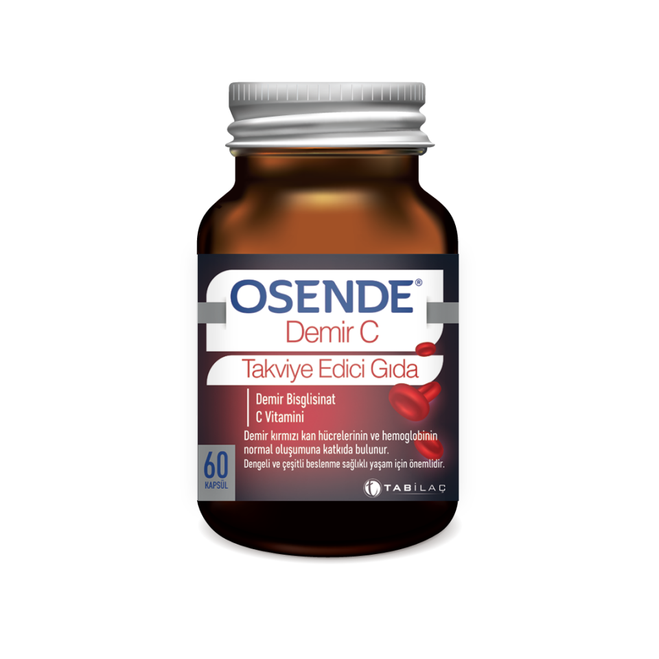 Osende Demir C 60 Kapsül - (SKT:01/2028)