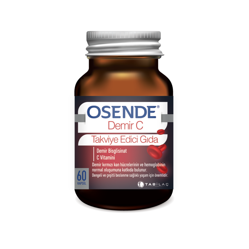 Osende Demir C 60 Kapsül - (SKT:01/2028)