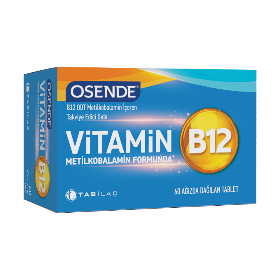 Osende Vitamin B12 60 Ağızda Dağılan Tablet- (SKT: 02/2026)