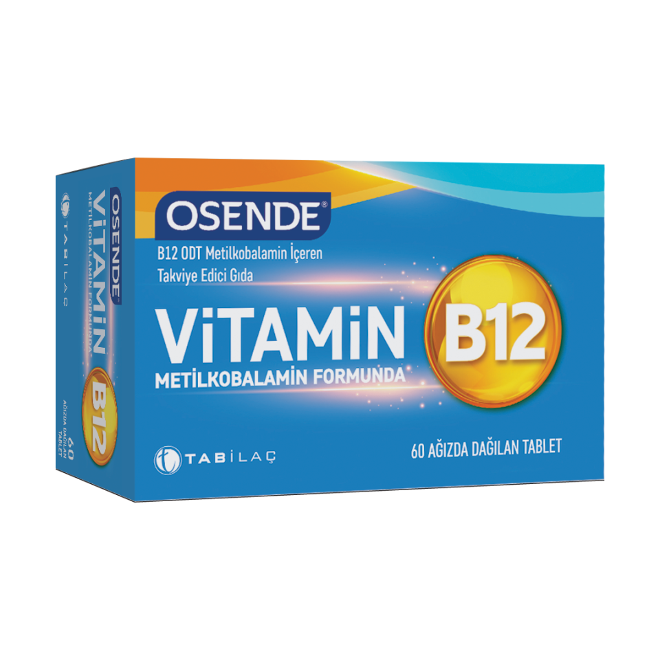 Osende Vitamin B12 60 Ağızda Dağılan Tablet- (SKT: 02/2026)