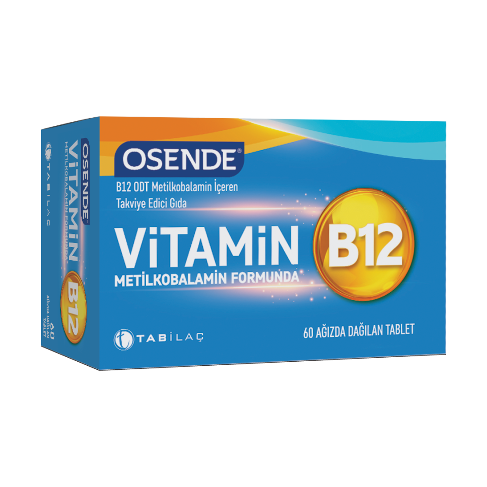 Osende Vitamin B12 60 Ağızda Dağılan Tablet- (SKT: 12/2025)