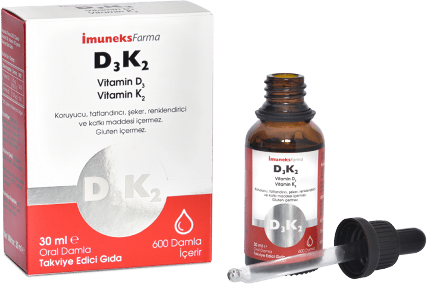 Imuneks Farma D3K2 Damla 30 ml- (SKT: 11/2026)
