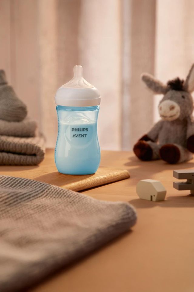 Avent Natural Response Doğal Tepkili PP Mavi Biberon 1+ Ay 260 ml