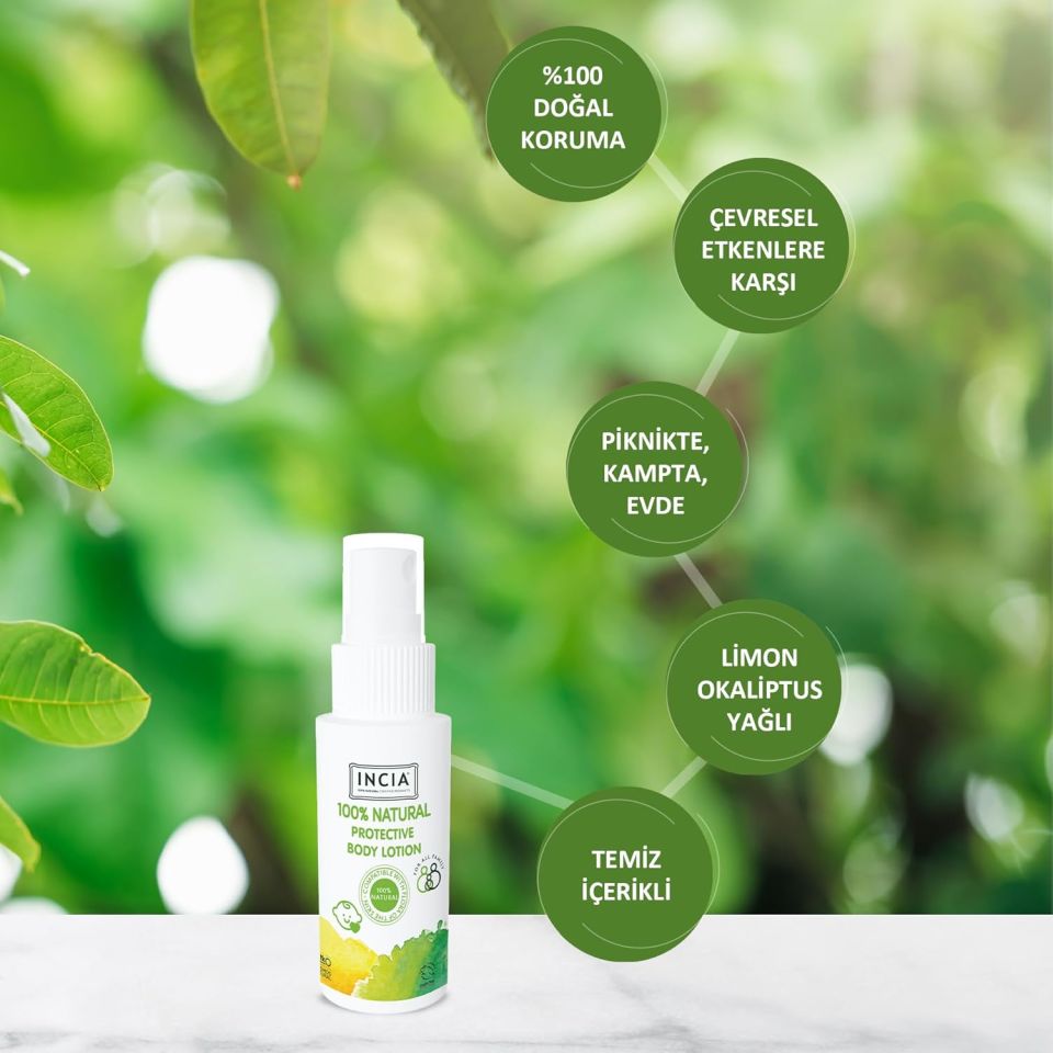 Incia Doğal Sinek Kovucu Losyonu 50 ml - (SKT:06/2027)