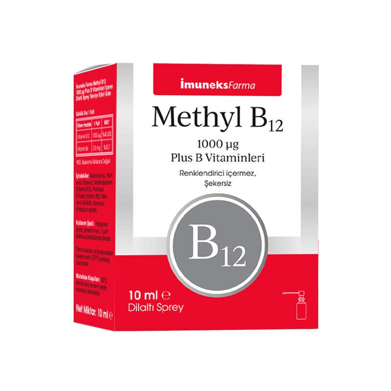 Imuneks Farma B12 Sprey 1,000 mcg 10 ml - (SKT:11/2025)