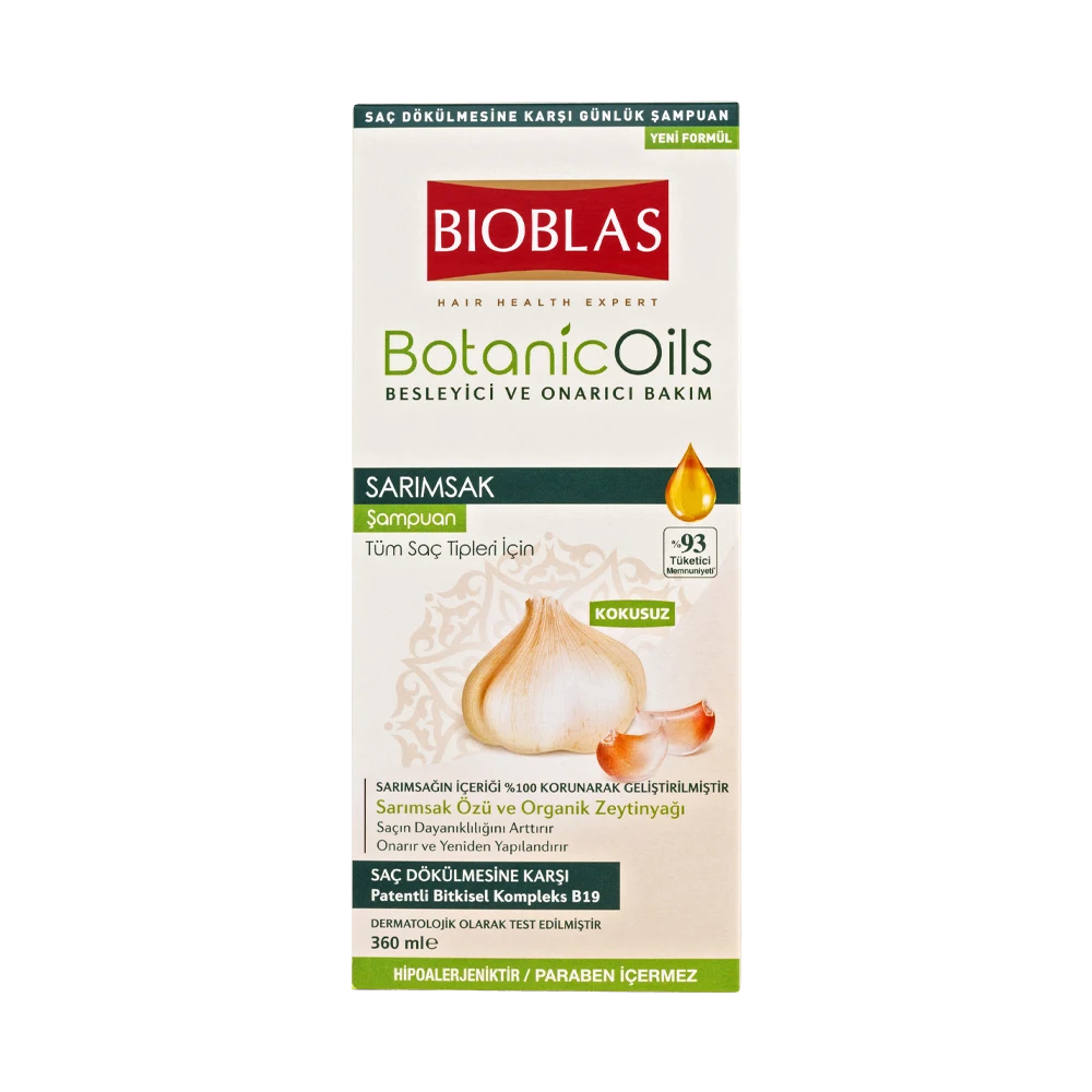 Bioblas Botanic Oils Sarımsak Şampuanı 360 ml