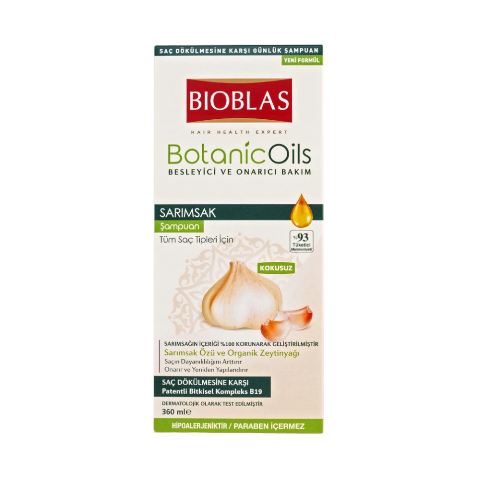 Bioblas Botanic Oils Sarımsak Şampuanı 360 ml
