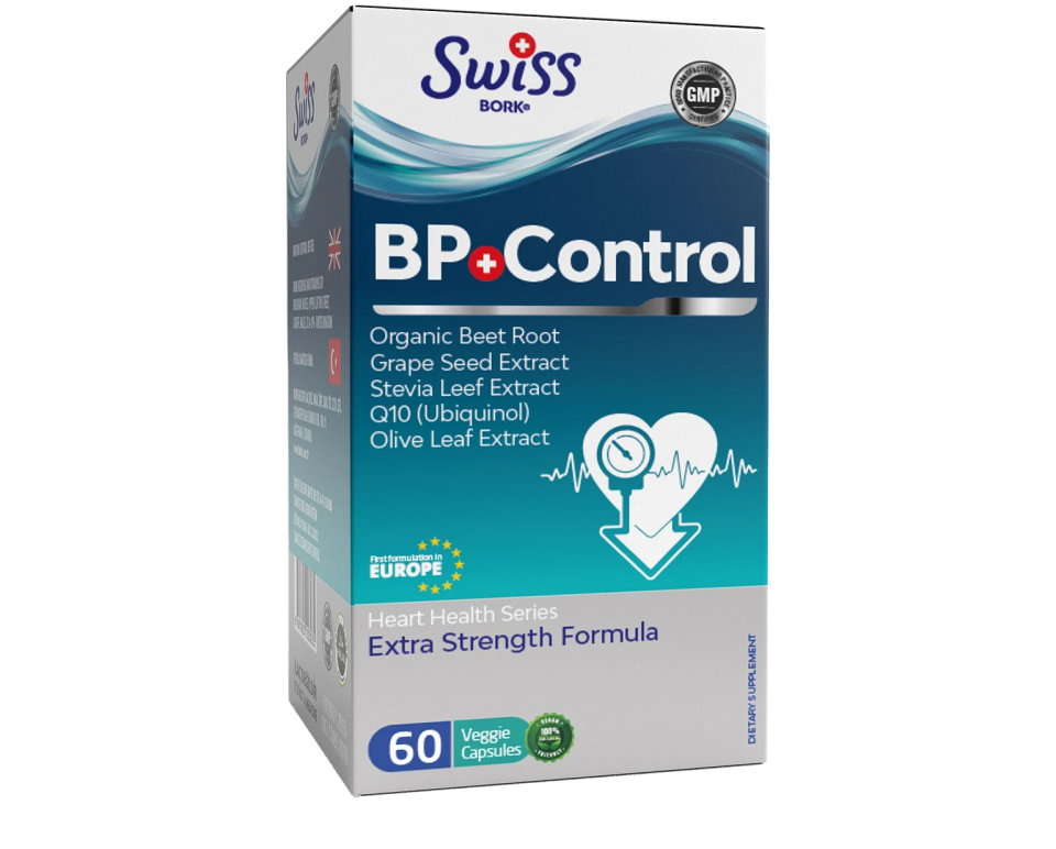 Swiss Bork BP Control 60 Kapsül - (SKT: 03/2026)