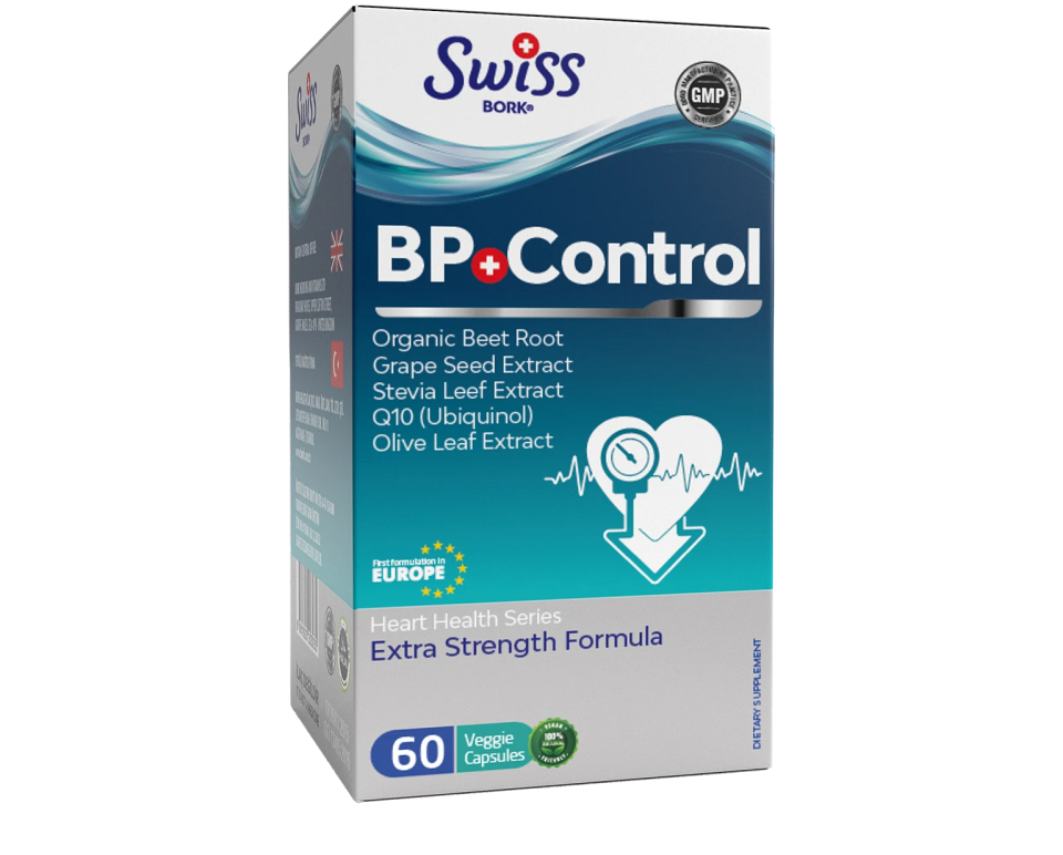 Swiss Bork BP Control 60 Kapsül - (SKT: 03/2026)