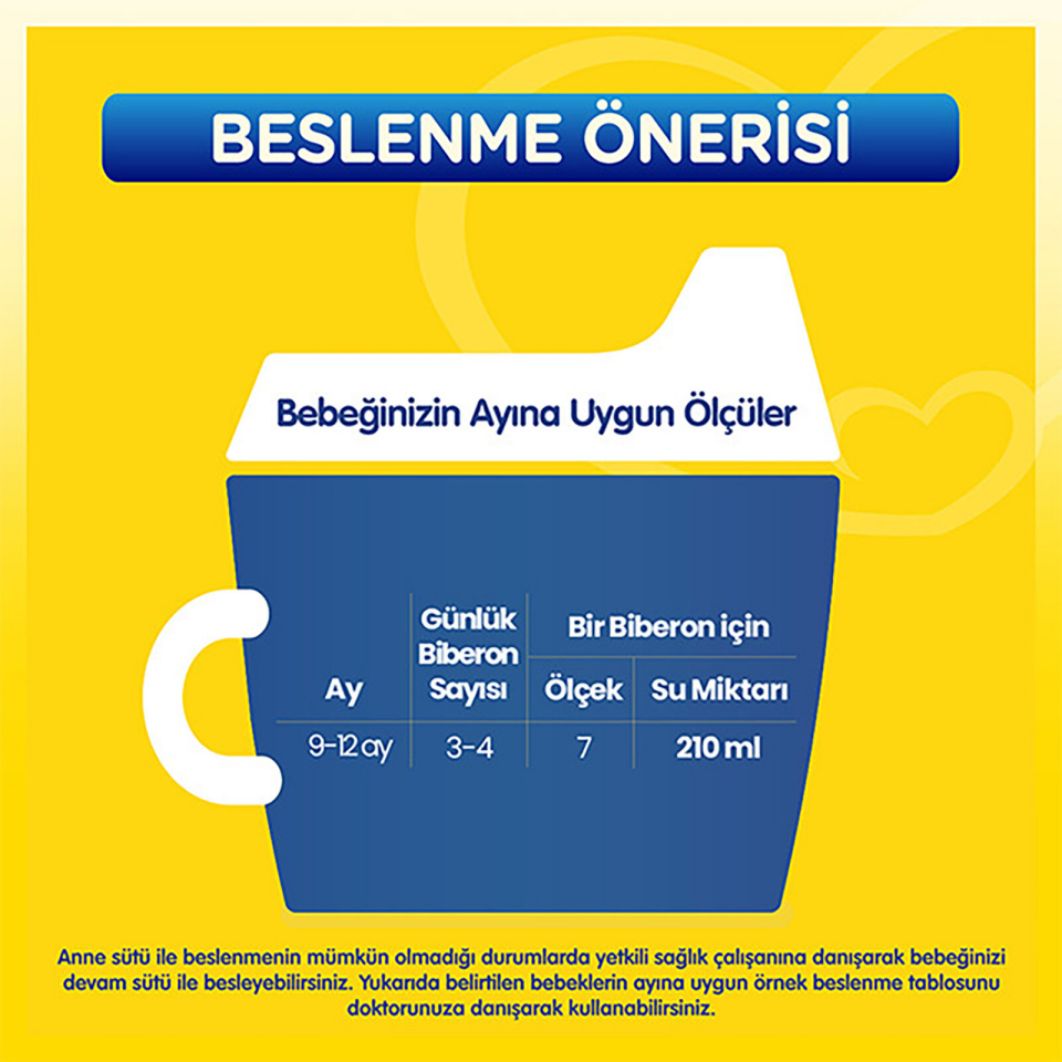 Bebelac 3 Devam Sütü 9 Ay+ 800 gr - (SKT:06/2025)