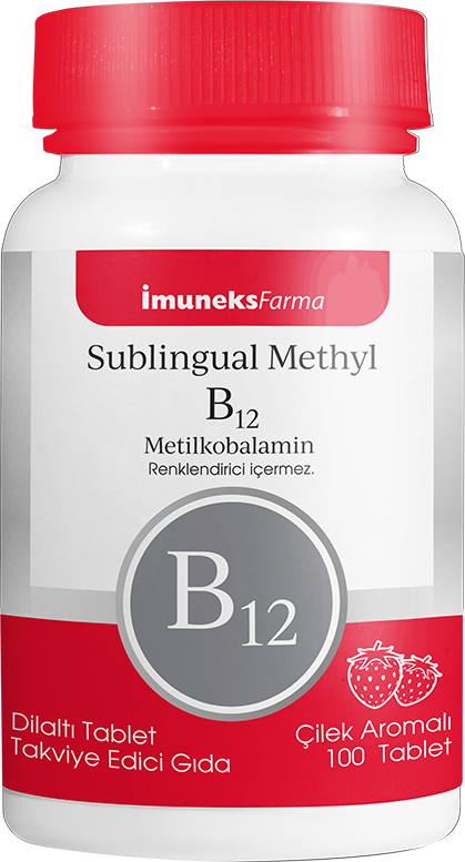 Imuneks Farma B12 1,000 mcg 100 Tablet- (SKT: 01/2026)