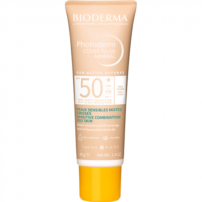 Bioderma Photoderm Cover Touch Very Light SPF50+ 40 gr - (SKT: 10/2027)
