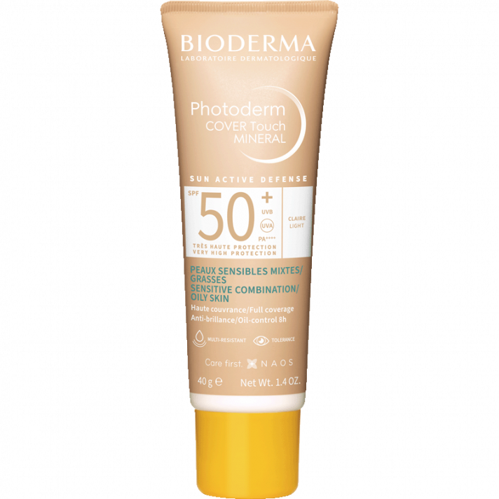 Bioderma Photoderm Cover Touch Light SPF50+ 40 gr - (SKT: 05/2027)