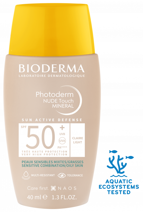 Bioderma Photoderm Nude Touch Light SPF50+ 40 ml - (SKT: 01/2027)
