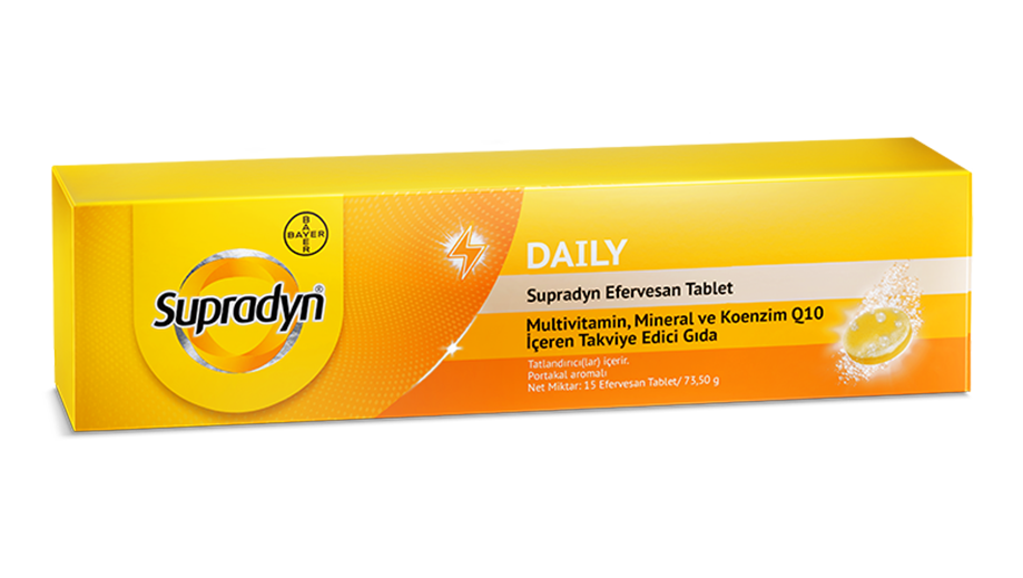Supradyn Koenzim Q10 15 Efervesan Tablet - (SKT: 05/2025)