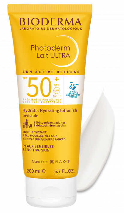 Bioderma Photoderm Lait Ultra Hassas Ciltler İçin SPF50+ 200 ml - (SKT: 08/2027)