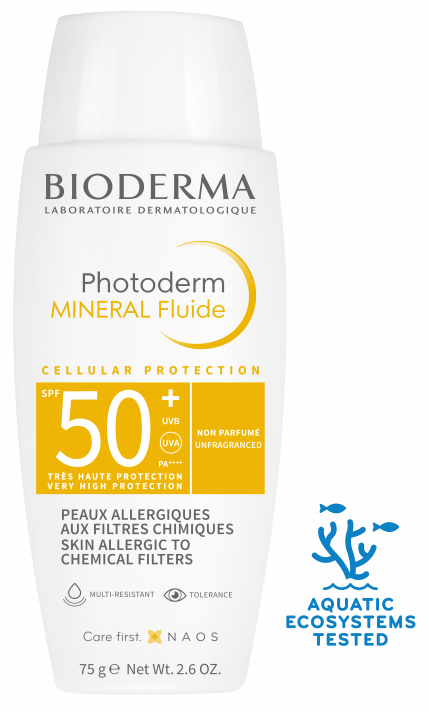Bioderma Photoderm Mineral Fluide SPF50 75 ml - (SKT: 07/2027)