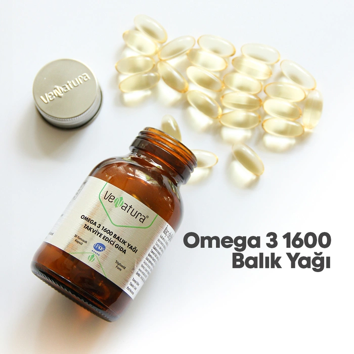 Venatura Omega-3 1600 mg 30 Kapsül - (SKT: 08/2027)