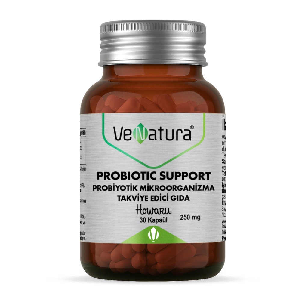 Venatura Probiotic Support Probiyotik Mikroorganizma 30 Kapsül - (SKT: 10/2026)