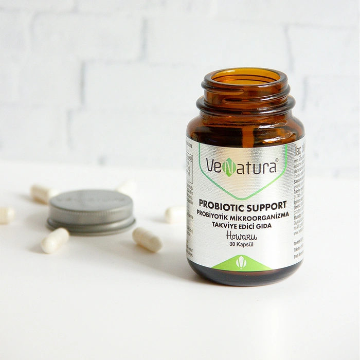Venatura Probiotic Support Probiyotik Mikroorganizma 30 Kapsül - (SKT: 10/2026)
