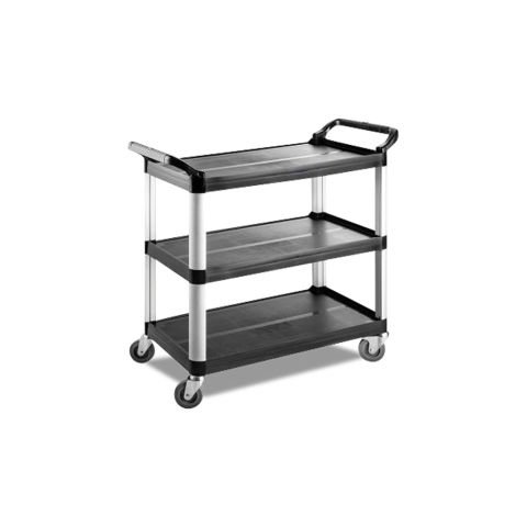 Empero EMP.PSV.03 Servis Arabası, Plastik, 3 Katlı, 50x80x97 cm / Plastic Service Trolley 3 Tiers 