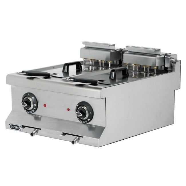 Empero EMP.6FE020 Elektrikli Fritöz 10 + 10  LT / Electrical Fryer