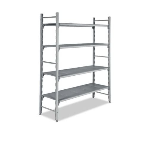 Empero Polipropilen Raf Delikli Tablalı 4 Katlı Genişlik 600 mm, Yükseklik :1800 mm / Polipropilen Shelves (Perforated) 