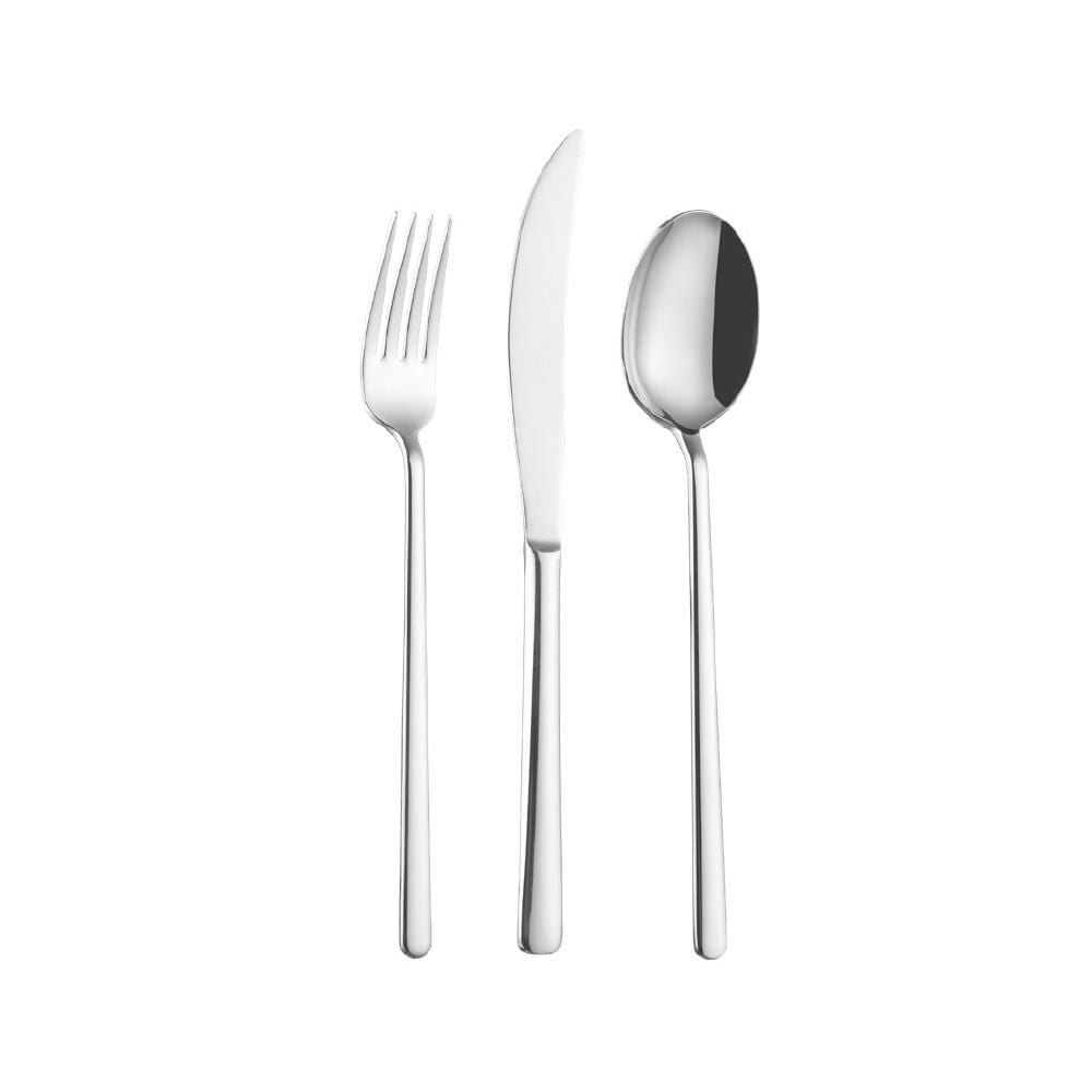 Lugga Nisan Model Tatlı Kaşığı 12 Adet /  Dessert Spoon