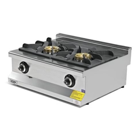 Empero EMP.6KG020.O 2 Brülörlü Çift Yanışlı Ocak,Gazlı / High Pressure Gas Cooker 2 Burners