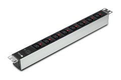 Buton Sigortalı Kilitli C13 PDU