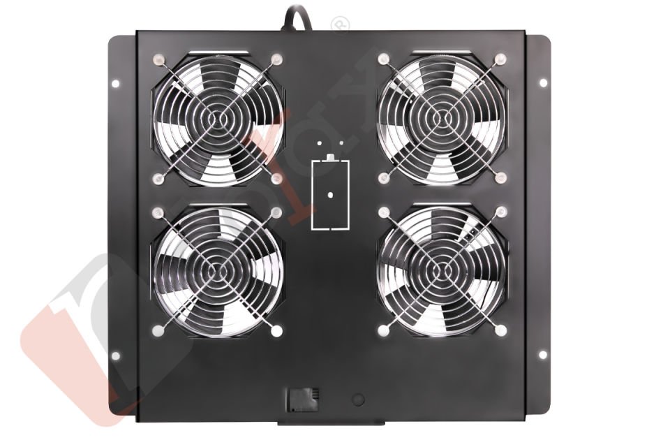 Dorax 4'Lü Slim Mekanik Termostatlı All in One Fan Ünitesi - 25mm ( Slim ) -DR-7934-MA-25