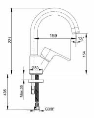 Eca Nıobe Lavabo Bataryası Kuğu 102188054