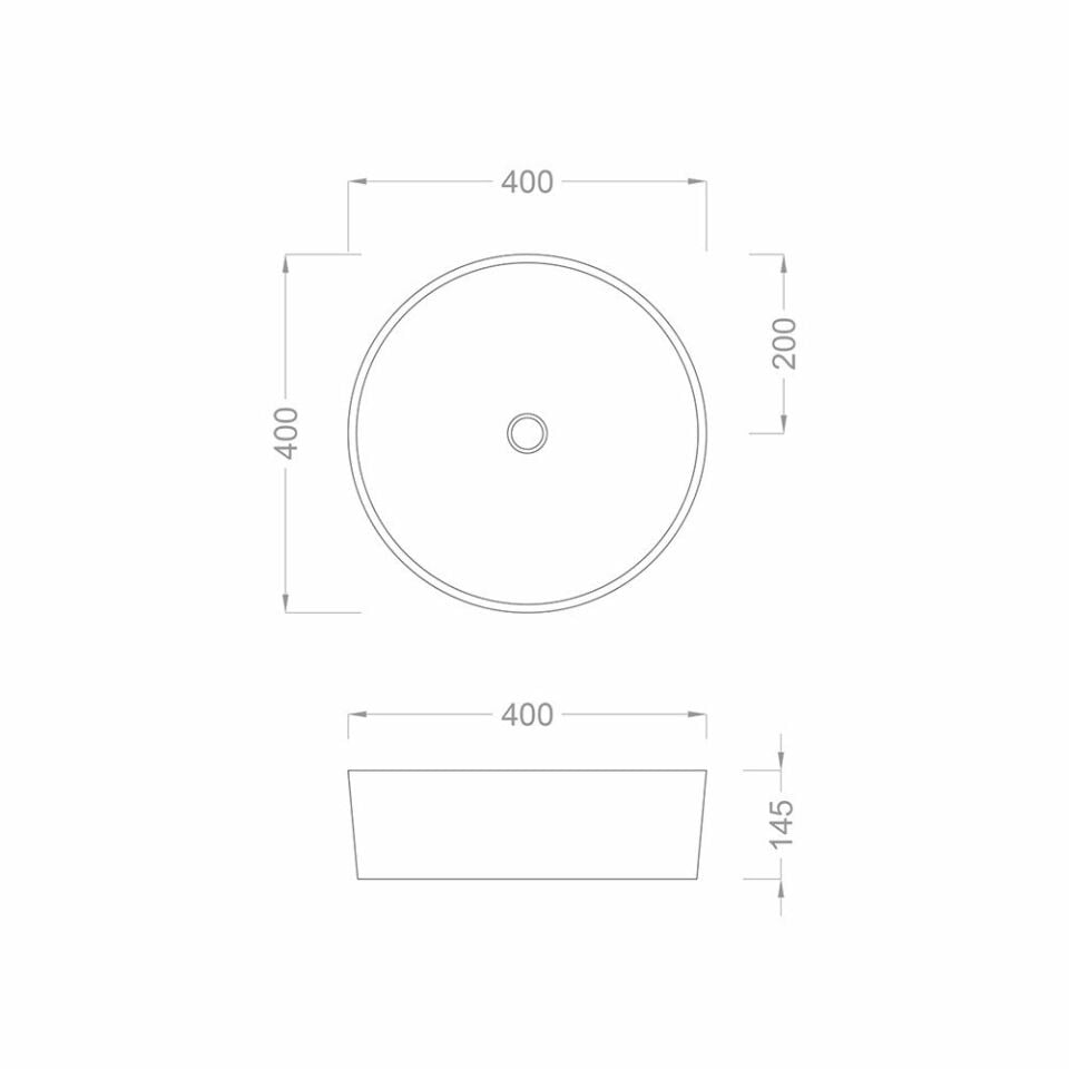 Pure Concept BC-101 Siyah Bronz Tezgah Üstü Çanak Lavabo