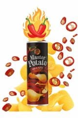 Master Patato Acı Ve Baharat Çeşnili 160gr Hot spicy